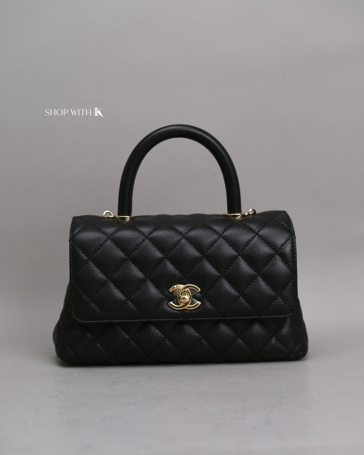 Chanel Coco Handle Small Black GHW