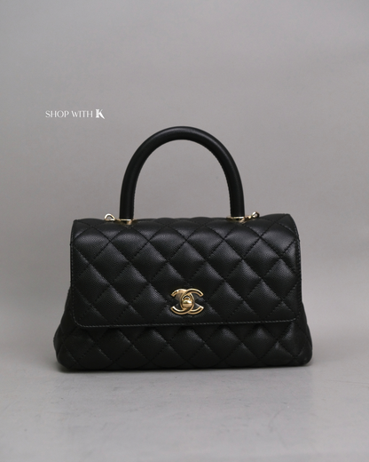 Chanel Coco Handle Small Black GHW