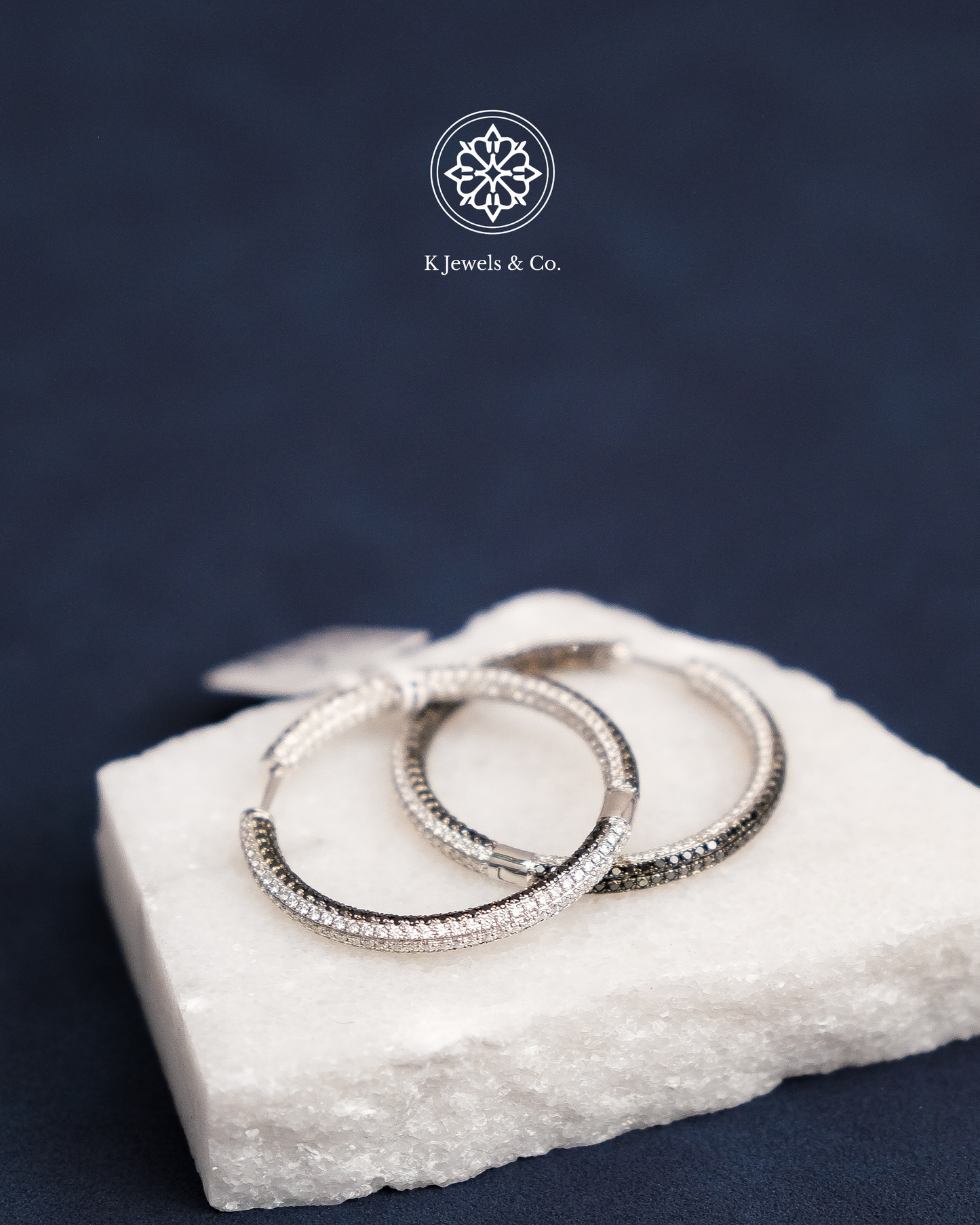 Hoop Diamond Earrings