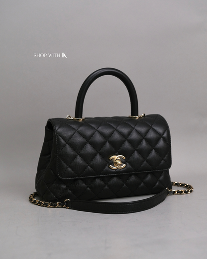 Chanel Coco Handle Small Black GHW