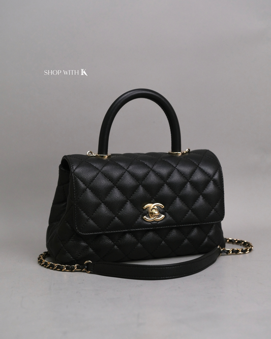 Chanel Coco Handle Small Black GHW