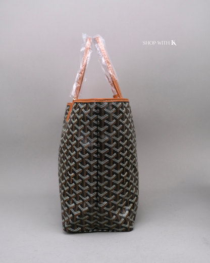 Goyard St. Louis PM Black/Tan