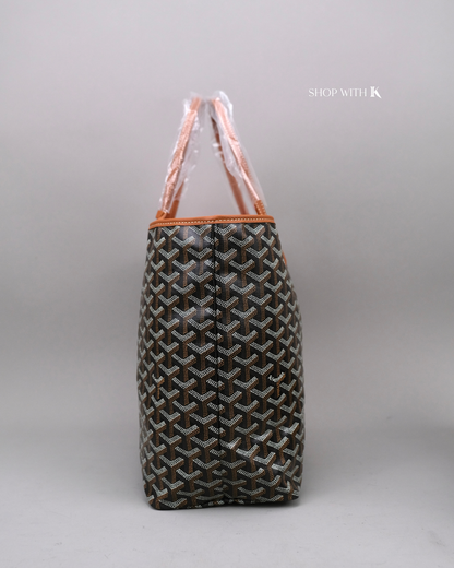 Goyard St. Louis PM Black/Tan