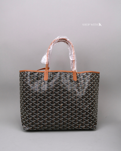 Goyard St. Louis PM Black/Tan