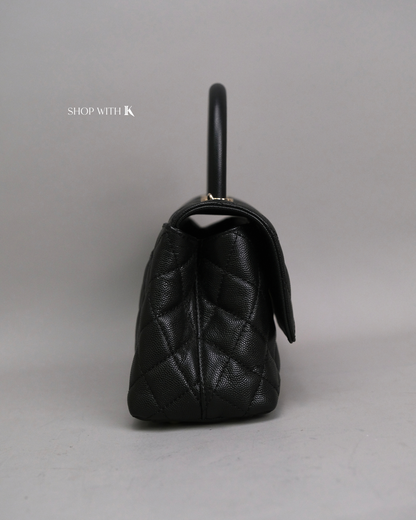 Chanel Coco Handle Small Black GHW