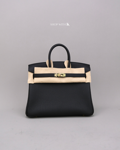 Hermes Birkin 25 Noir GHW