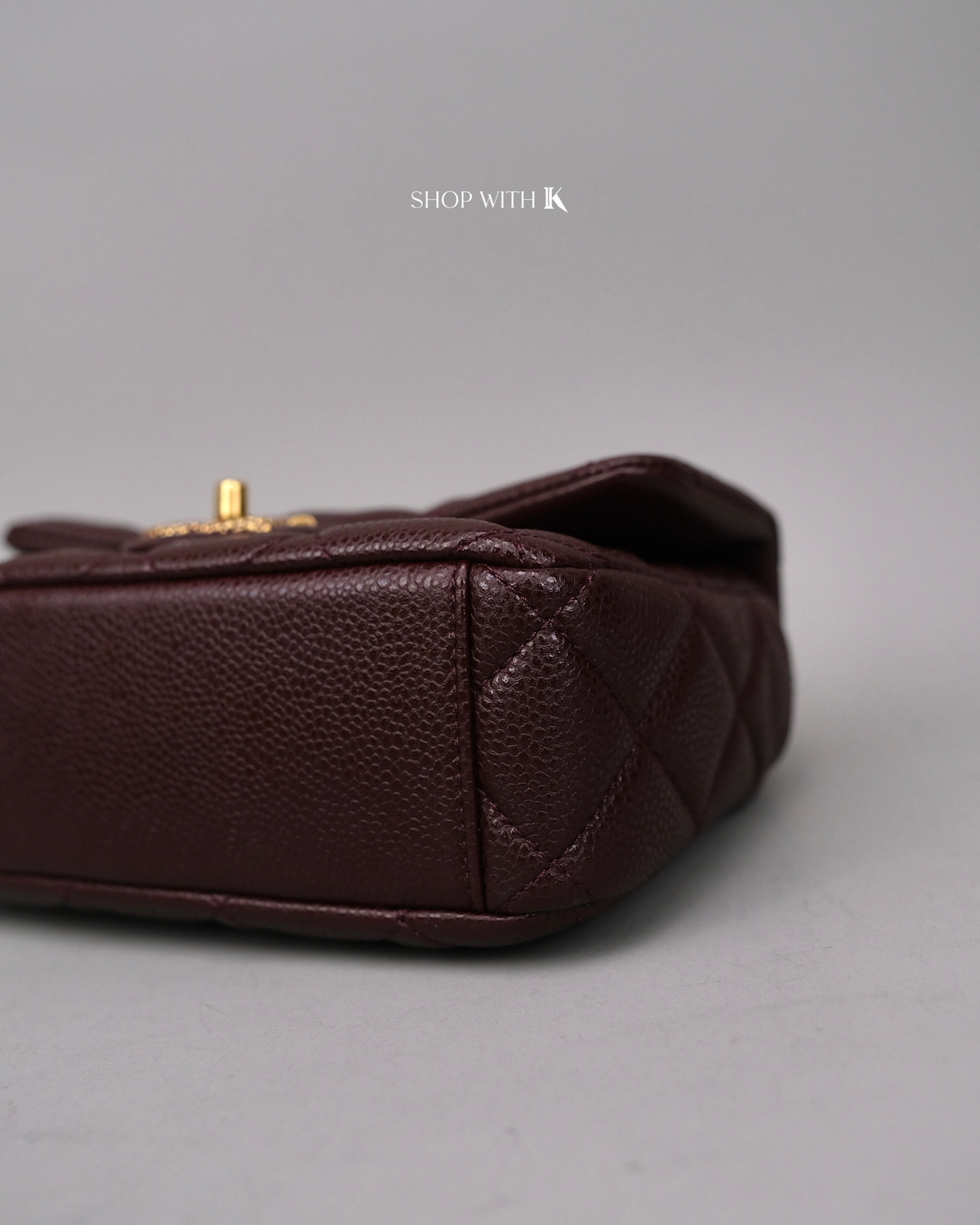 Chanel Square Flap Dark Brown GHW