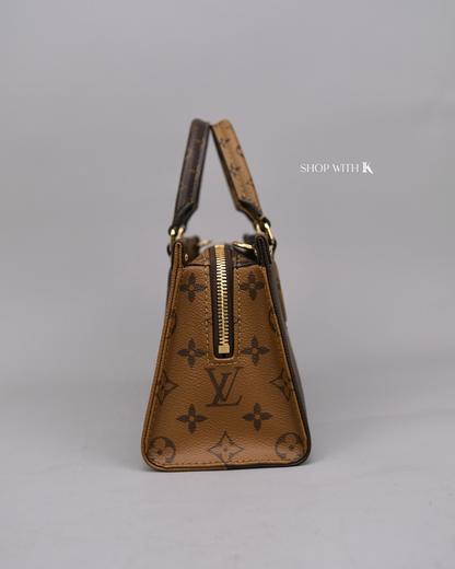 Louis Vuitton On-the-go Eastwest Chain Reverse Monogram