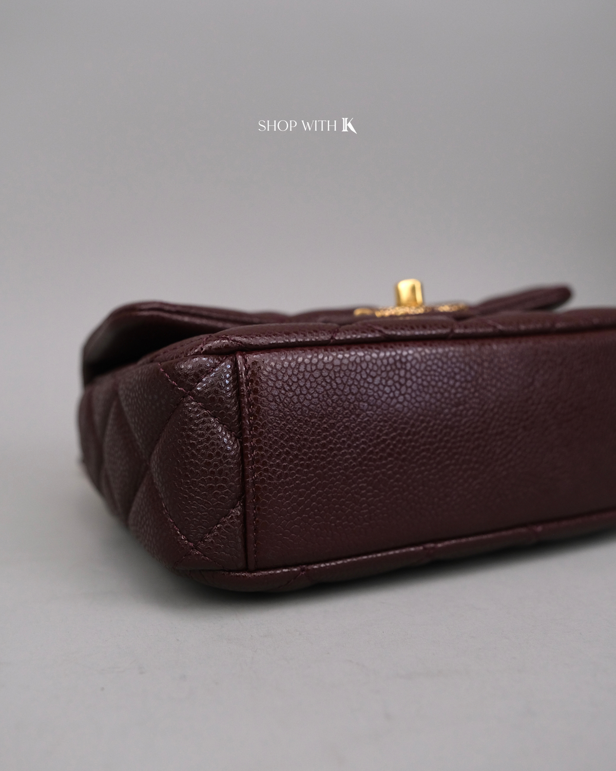 Chanel Square Flap Dark Brown GHW