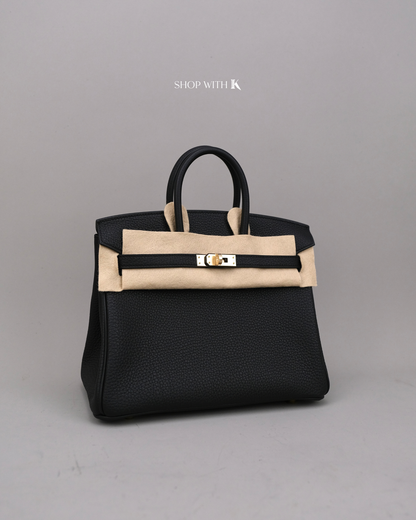 Hermes Birkin 25 Noir GHW