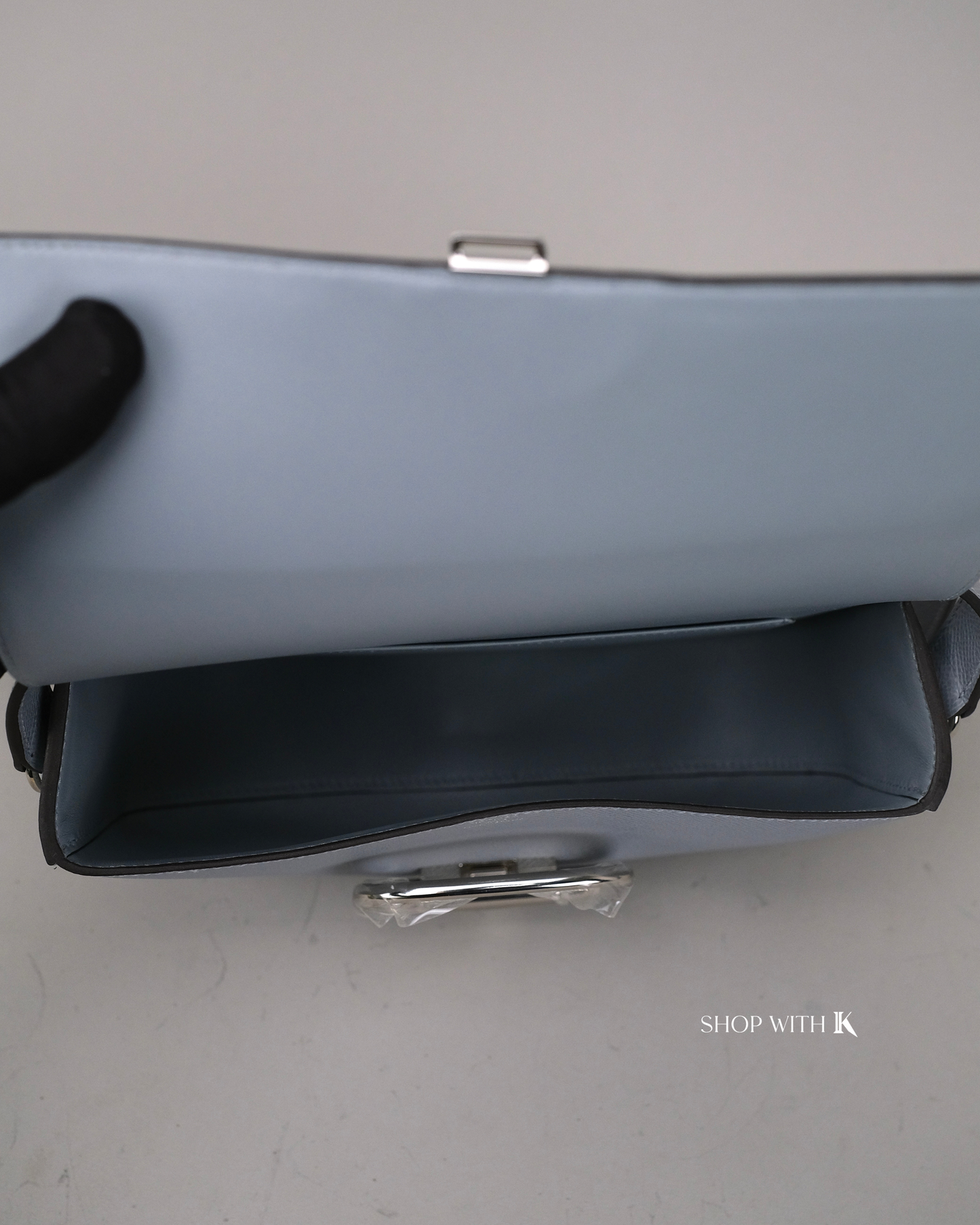 Hermes Della Cavalleria Elan Bleu Glacier PHW