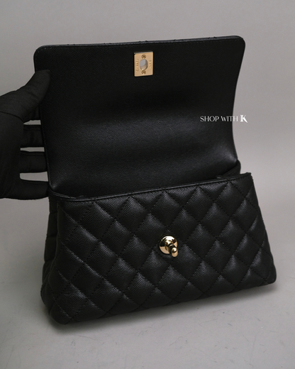 Chanel Coco Handle Small Black GHW