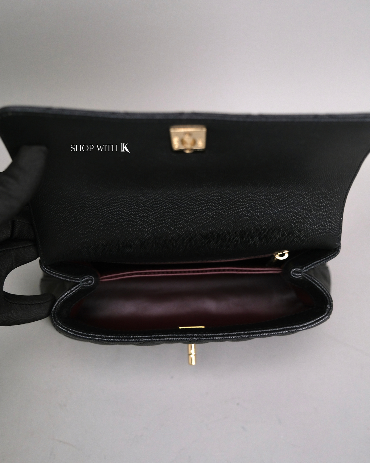 Chanel Coco Handle Small Black GHW