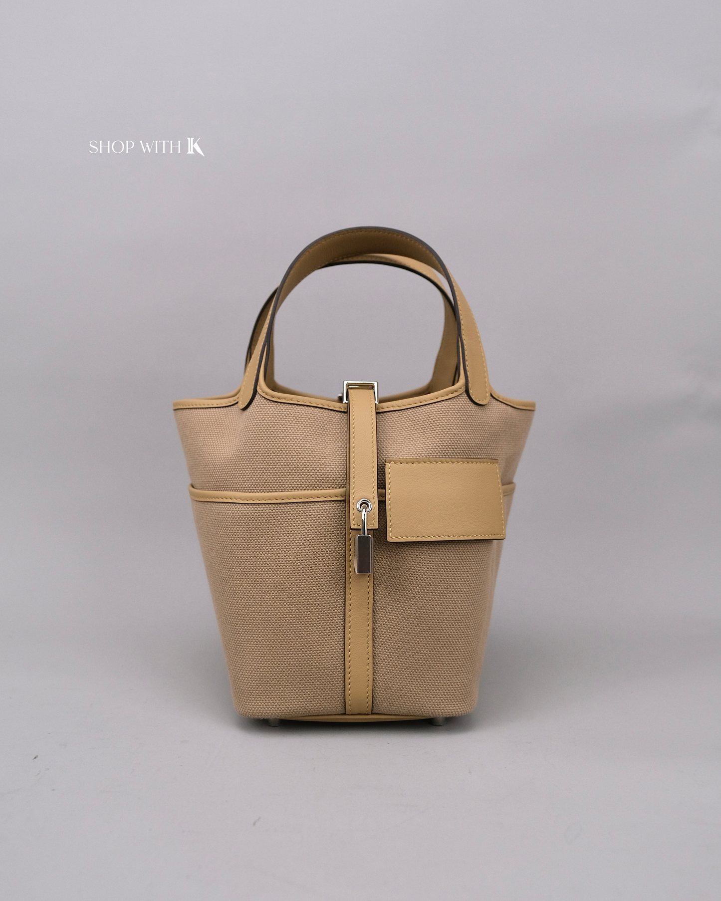 Hermes Picotin 18 Cargo Beige Marfa PHW