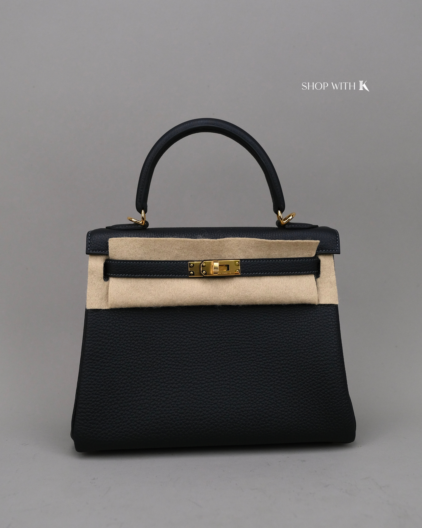 Hermes Kelly 25 Caban GHW