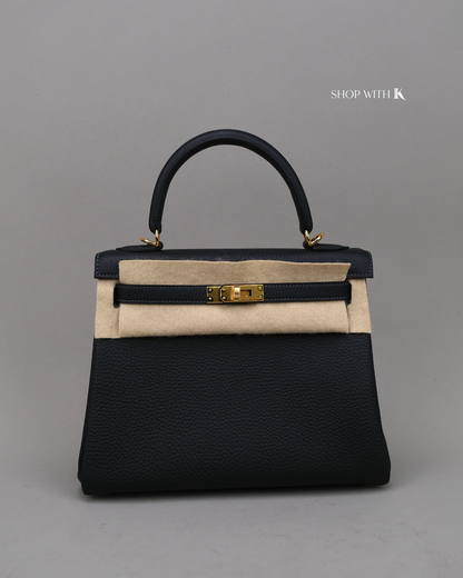 Hermes Kelly 25 Caban GHW