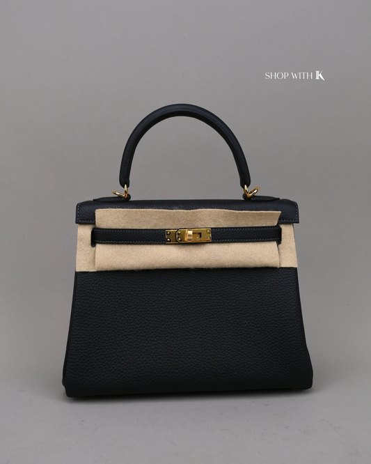 Hermes Kelly 25 Caban GHW