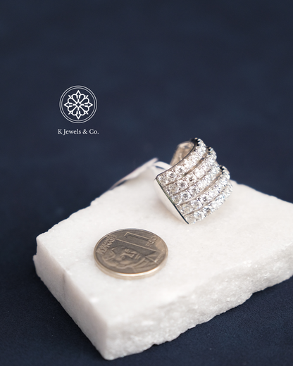 Multiband Diamond Ring