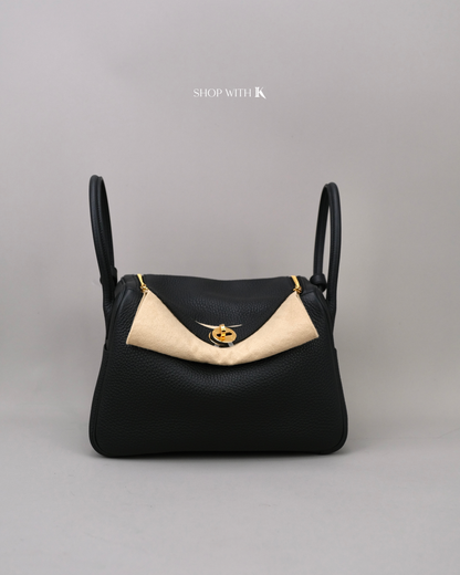 Hermes Lindy 26 Noir GHW
