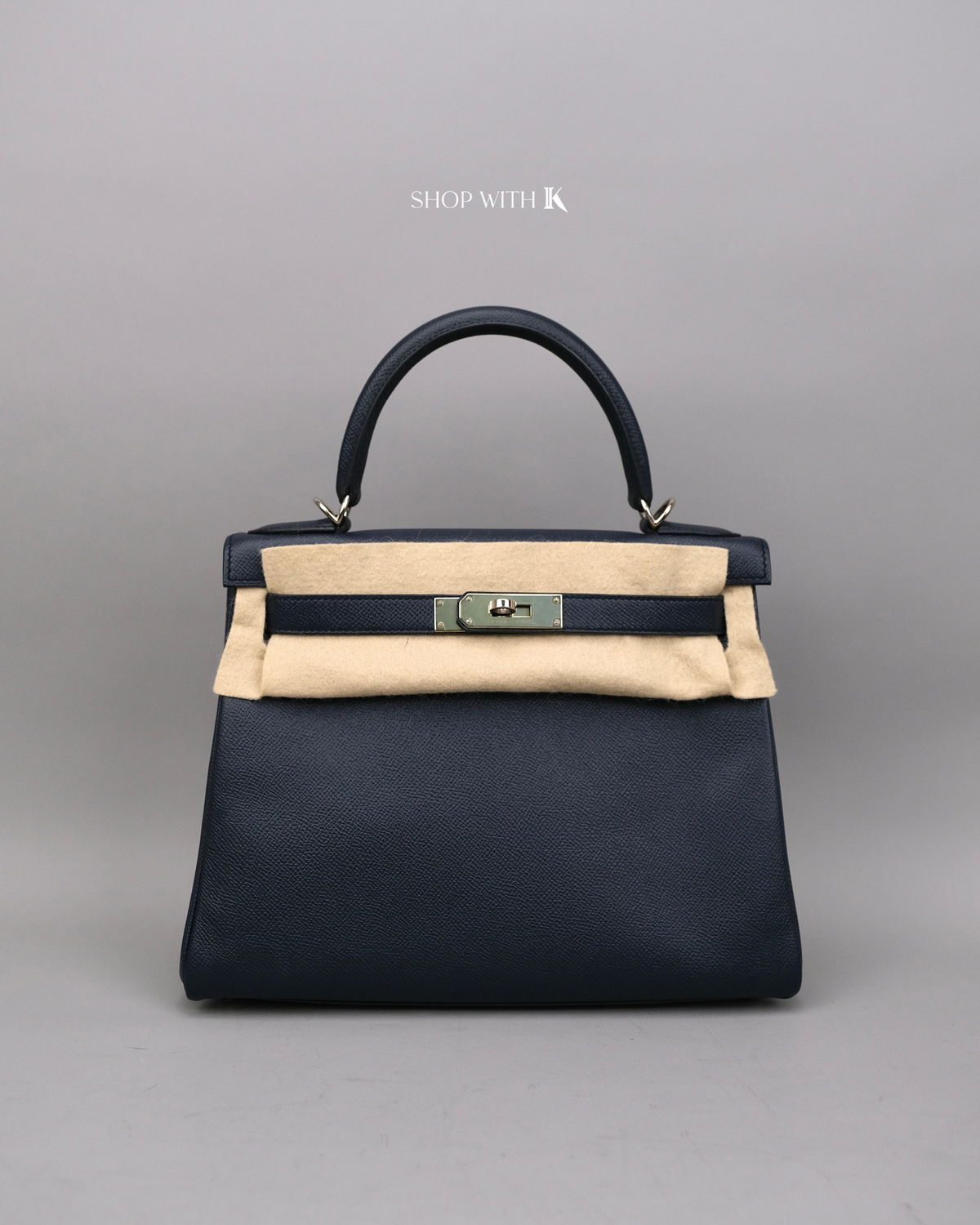 Hermes Kelly 28 Bleu Nuit PHW