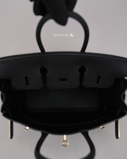 Hermes Birkin 25 Noir GHW