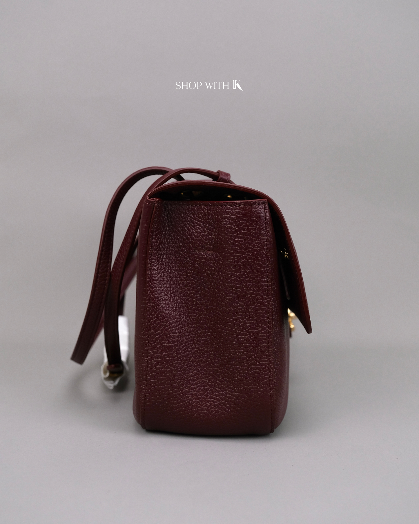 Chanel Maxi Flap Burgundy CGHW