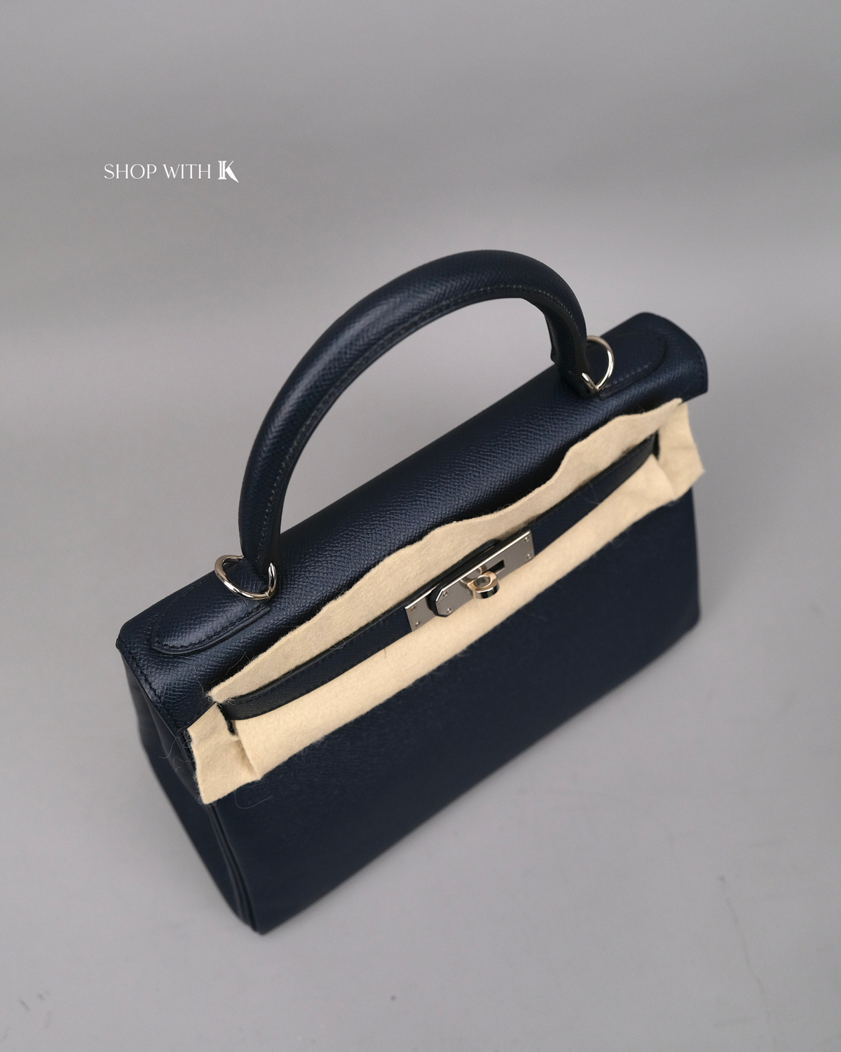 Hermes Kelly 28 Bleu Nuit PHW
