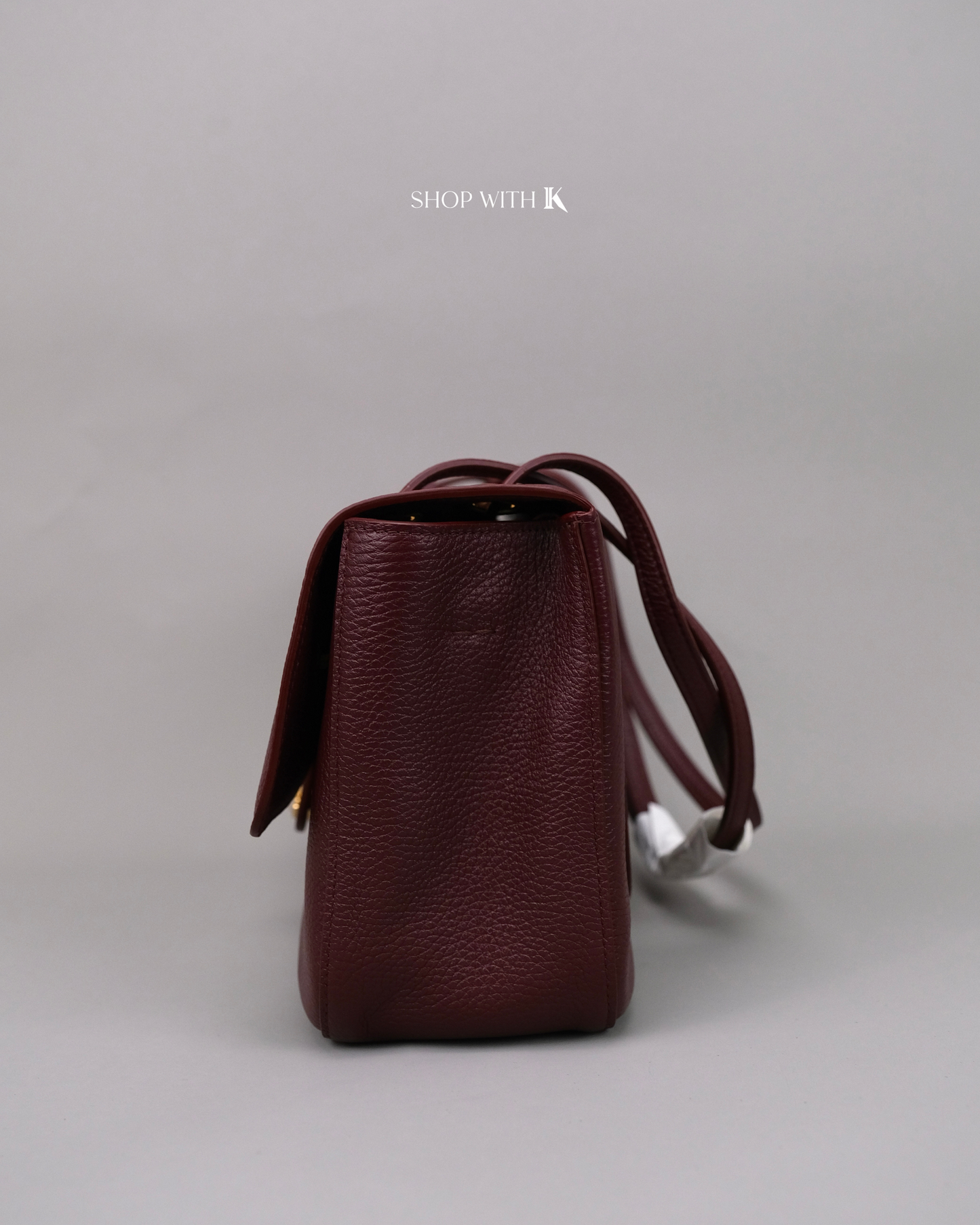 Chanel Maxi Flap Burgundy CGHW