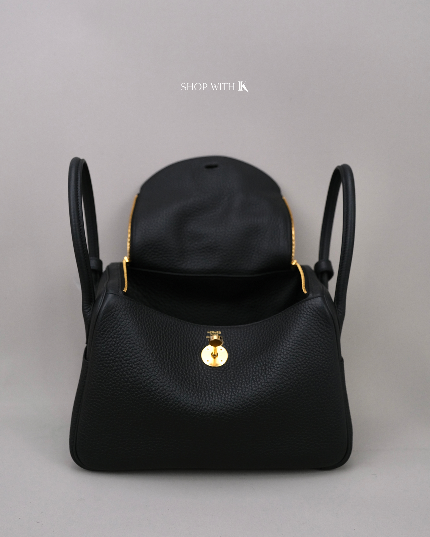 Hermes Lindy 26 Noir GHW