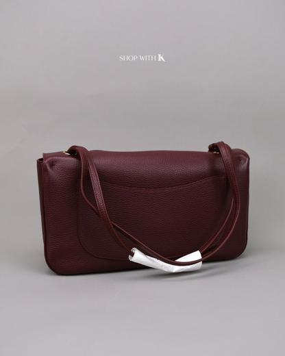 Chanel Maxi Flap Burgundy CGHW