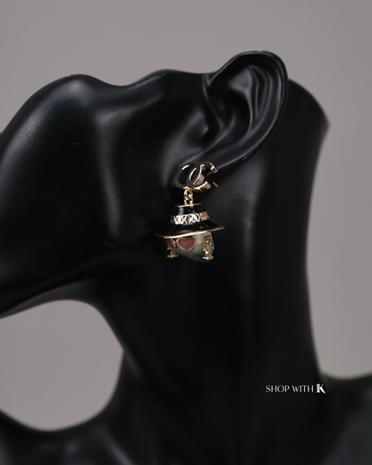 Chanel Sunglasses Doll Earrings