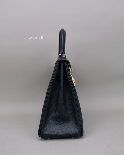 Hermes Kelly 28 Bleu Nuit PHW