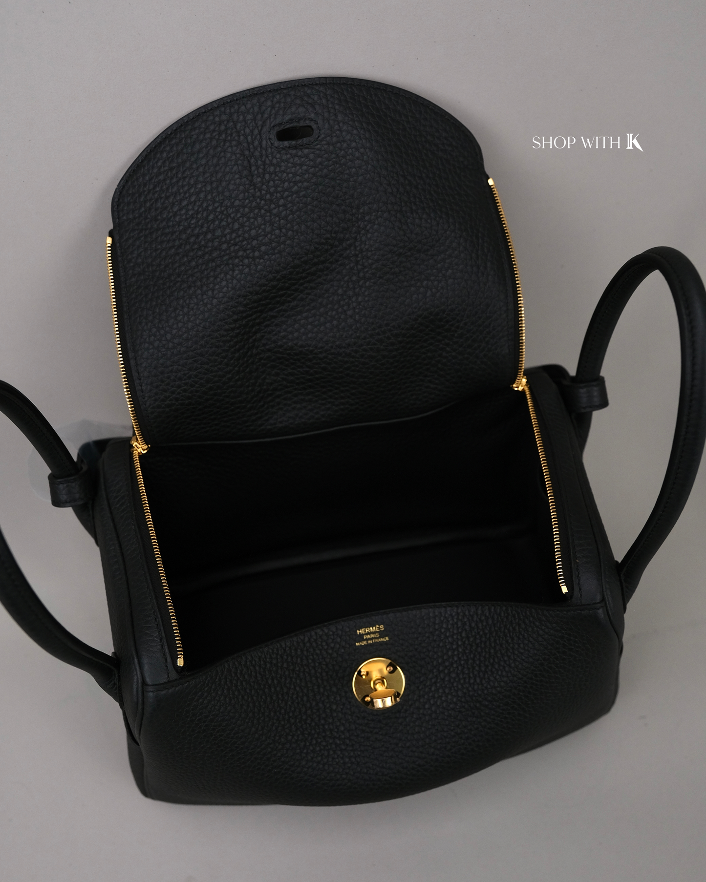 Hermes Lindy 26 Noir GHW