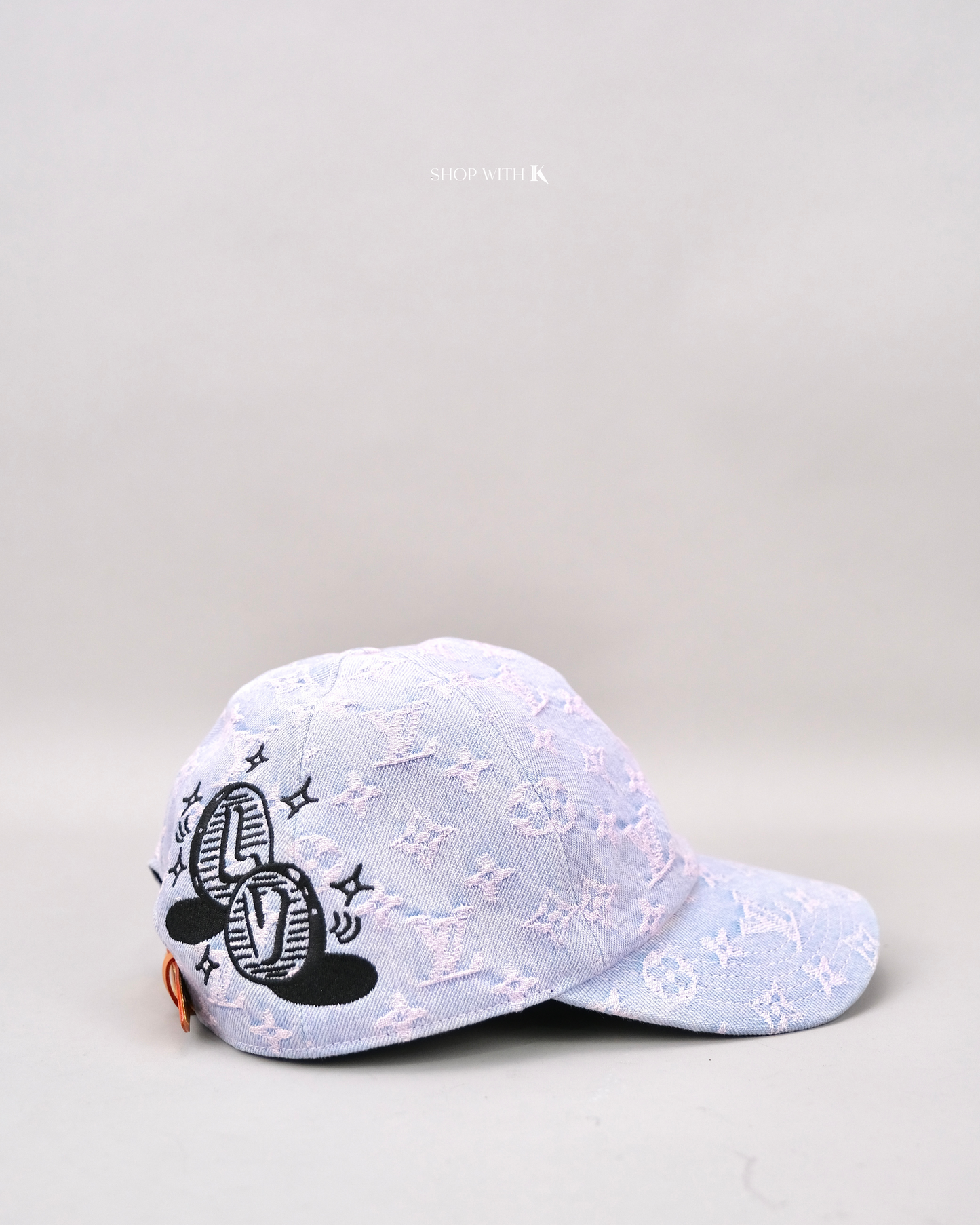 Louis Vuitton Cap Monogram Denim Pink