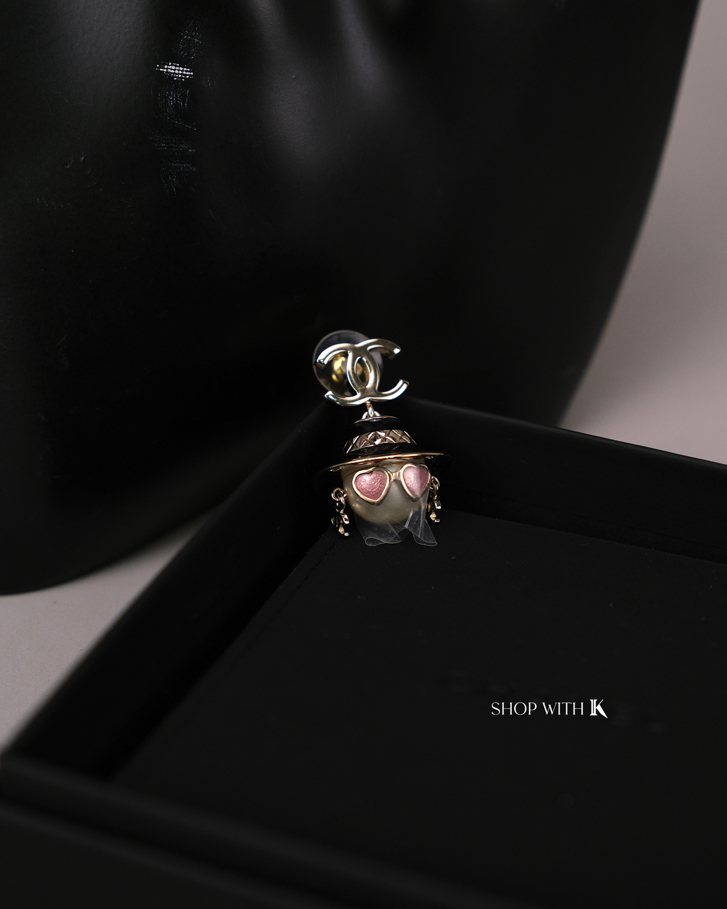 Chanel Sunglasses Doll Earrings