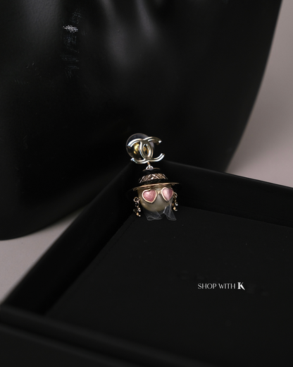 Chanel Sunglasses Doll Earrings