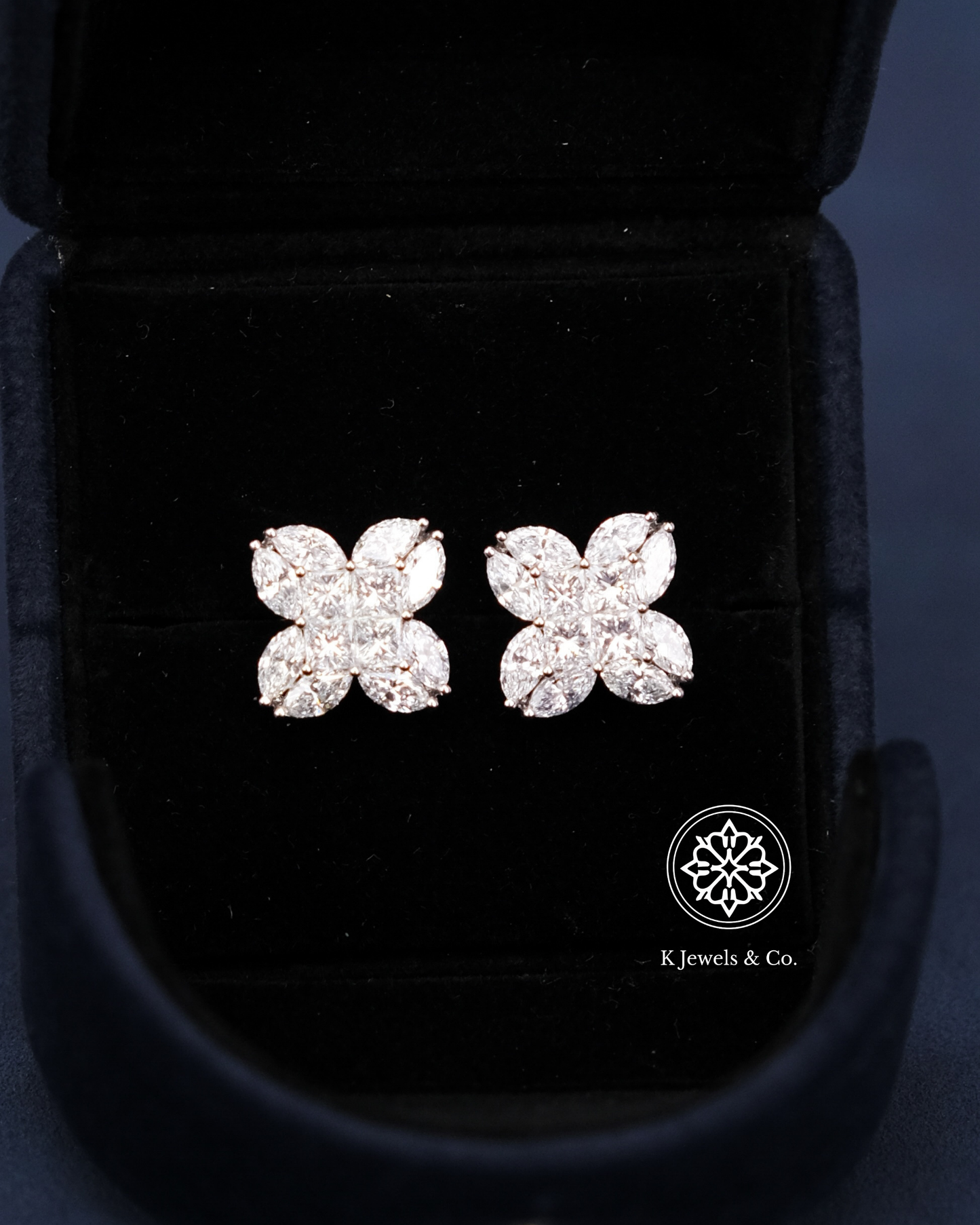 Flower Diamond Earrings