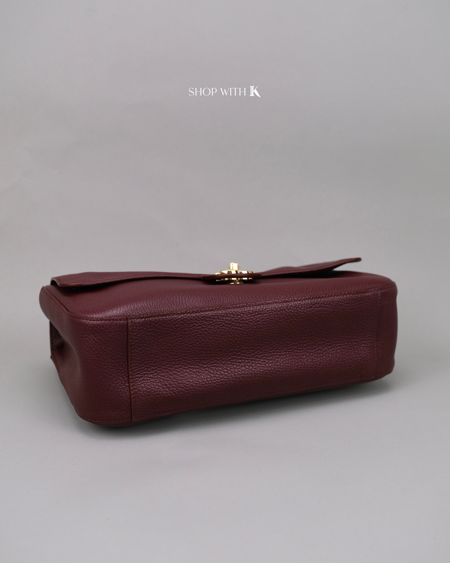 Chanel Maxi Flap Burgundy CGHW