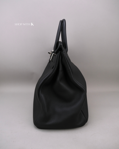 Hermes Hac 40 Noir PHW