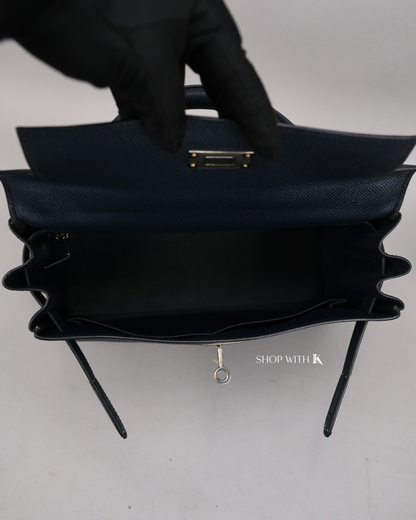Hermes Kelly 28 Bleu Nuit PHW