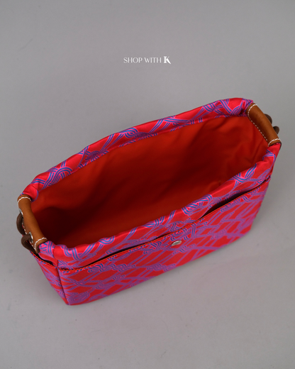Hermes Fourbi 25 Rouge de Coeur Noeud Marin