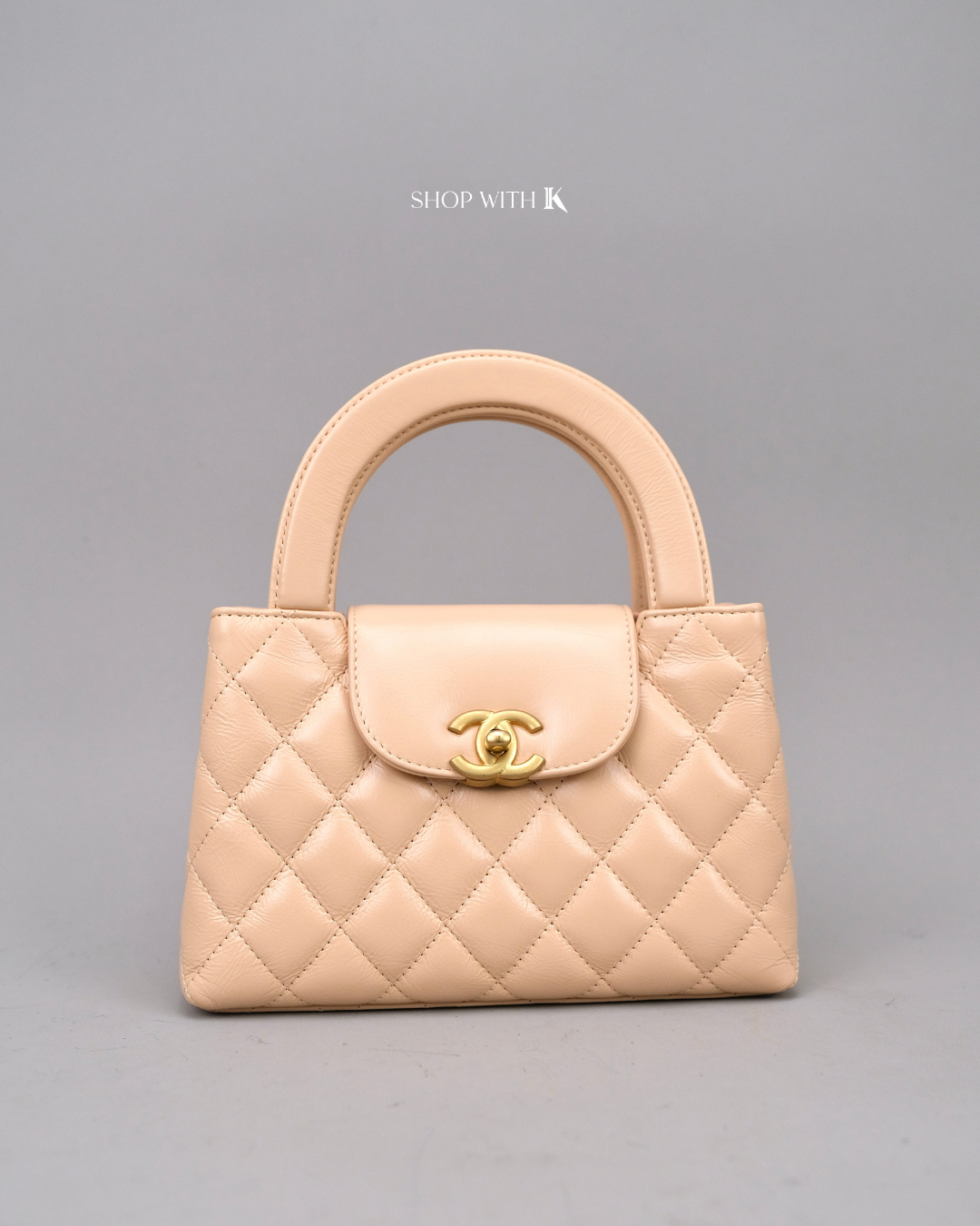 Chanel Kelly Small Light Beige GHW