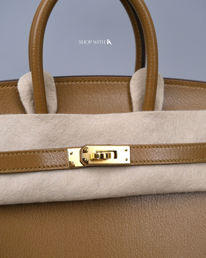 Hermes Birkin 25 Bronze Dore GHW