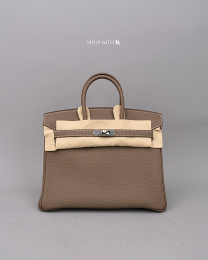 Hermes Birkin 25 Etoupe PHW