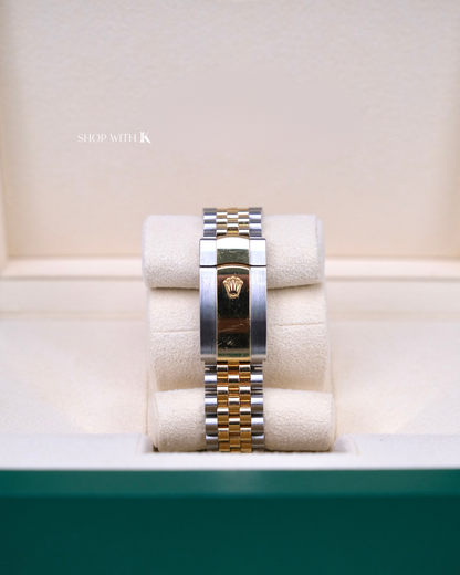 Rolex Datejust Steel and Gold Black Dial 36mm