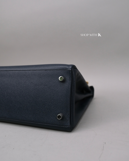 Hermes Kelly 28 Bleu Nuit PHW