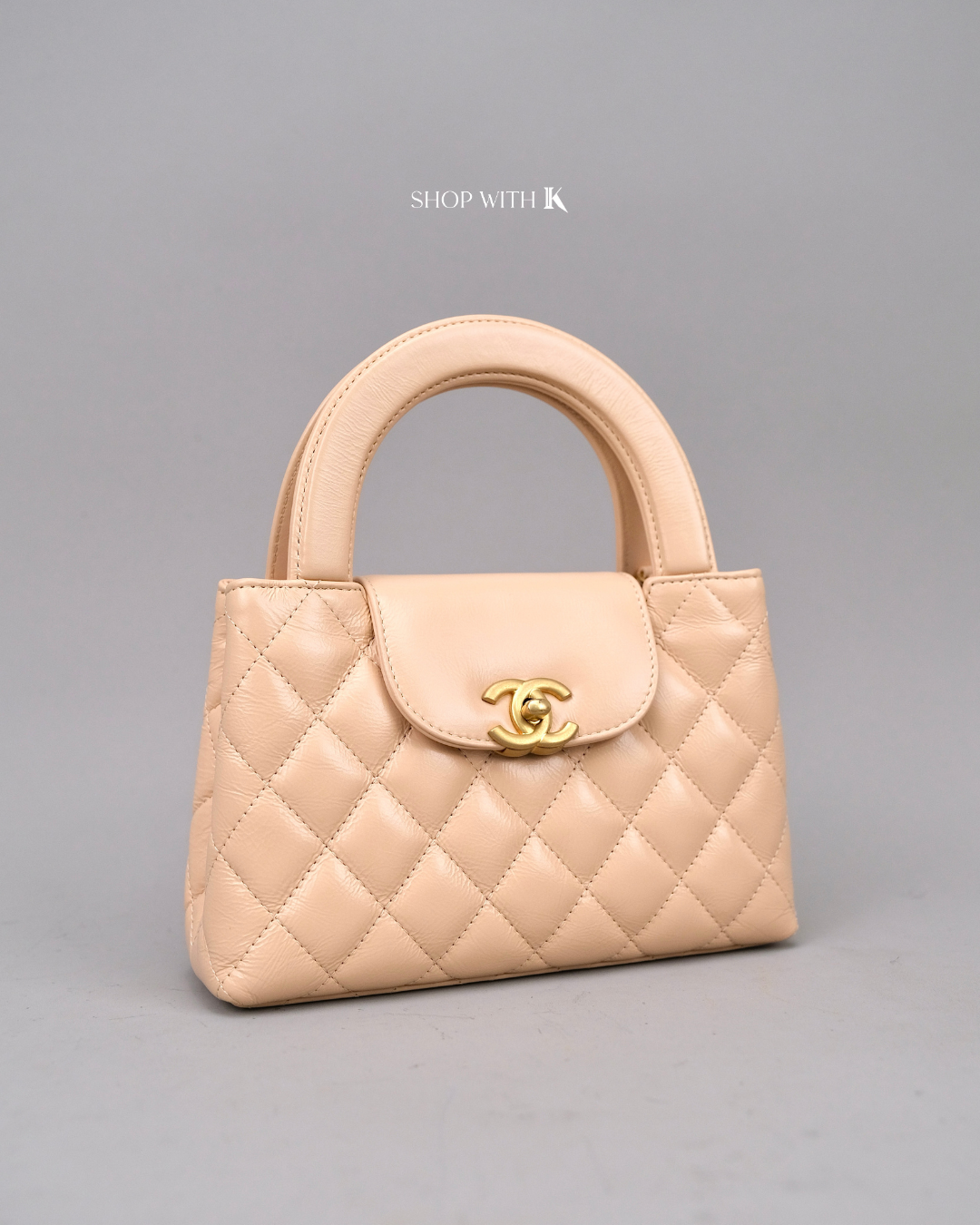 Chanel Kelly Small Light Beige GHW