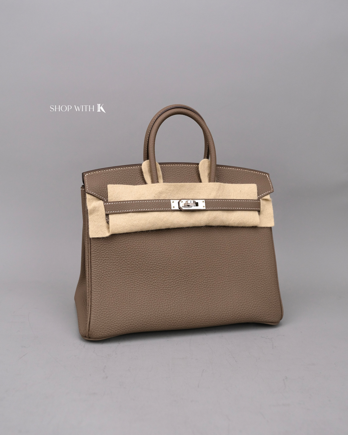 Hermes Birkin 25 Etoupe PHW