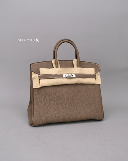 Hermes Birkin 25 Etoupe PHW