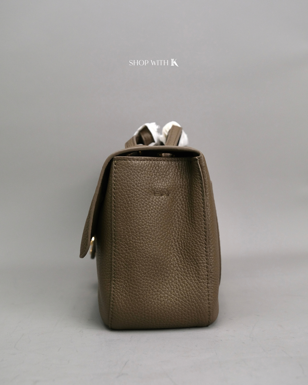 Chanel Maxi Flap Etoupe GHW - 32cm